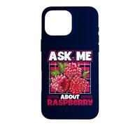 Custodia per iPhone 16 Pro Max Chiedimi informazioni su Raspberry Cute Raspberry Joke