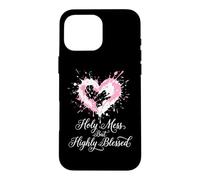 Custodia per iPhone 16 Pro Max Christian Mom Santo pasticcio ma altamente benedetto fede
