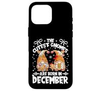 Custodia per iPhone 16 Pro Max Christmas Gingerbread Birthday Gnomes Xmas Born In December
