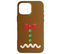 Custodia per iPhone 16 Pro Max Christmas Gingerbread Costume Kids Funny Christmas Holiday