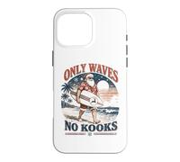 Custodia per iPhone 16 Pro Max Christmas in July Surfing Santa Beach Only Waves no Kooks