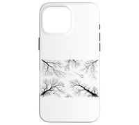 Custodia per iPhone 16 Pro Max Cielo notturno Stelle Campeggio Natura Foresta Campeggio Esterno Camper