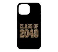 Custodia per iPhone 16 Pro Max i 2040 Leopard Varsity Pre-K scuola per bambini