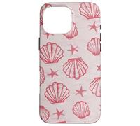 Custodia per iPhone 16 Pro Max Coastal Beach Summer Ocean Seashell Aesthetic Pink