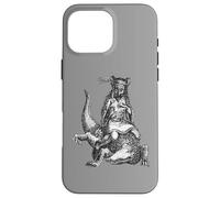 Custodia per iPhone 16 Pro Max Coccodrillo re delle ombre