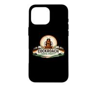 Custodia per iPhone 16 Pro Max Cockroach Janta Party CJP Political Satire Design