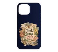 Custodia per iPhone 16 Pro Max Collage di carta vintage Junk Journal Club