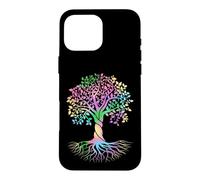 Custodia per iPhone 16 Pro Max Colorful Life Is Really Good Vintage Unique Tree Art