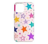 Custodia per iPhone 16 Pro Max Colorful Vintage Star Doodle Aesthetic Cosmic Art