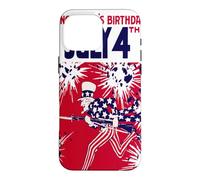 Custodia per iPhone 16 Pro Max Compleanno dello zio Sam 4 luglio