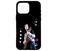 Custodia per iPhone 16 Pro Max Concerto tributo a Brian May Queen Freddie Mercury 1992