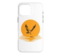 Custodia per iPhone 16 Pro Max Cool Flying Osprey Birdwatching Regalo Uomini Donne Bambini Giovani