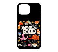 Custodia per iPhone 16 Pro Max Cool Japanese Food Illustration Novelty Graphic Designs