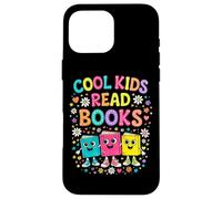 Custodia per iPhone 16 Pro Max Cool Kids Leggi Libri Insegnante Bookworm Bibliotecario Amante dei libri