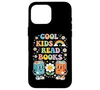 Custodia per iPhone 16 Pro Max Cool Kids Leggi Libri Insegnante Bookworm Bibliotecario Amante dei libri