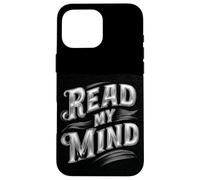 Custodia per iPhone 16 Pro Max Cool Read my Mind Costume per gli amanti del discorso