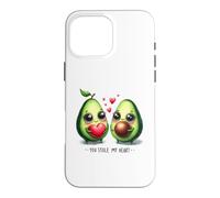 Custodia per iPhone 16 Pro Max Coppia carina di avocado che hai rubato il mio cuore amore