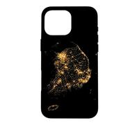 Custodia per iPhone 16 Pro Max Corea del Sud Asia - Vista satellitare notturna della Terra dallo spazio