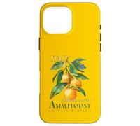 Custodia per iPhone 16 Pro Max Costiera Amalfitana Vacanze Mar Mediterraneo Limoni Italiani Retro