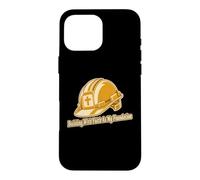 Custodia per iPhone 16 Pro Max Costruire con fede come fondazione Christian Builder