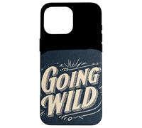 Custodia per iPhone 16 Pro Max Costume da emblema selvaggio che va bene