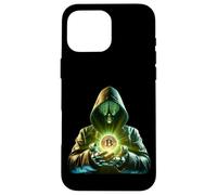 Custodia per iPhone 16 Pro Max Crypto Hooded Mage Digital Coin Energy