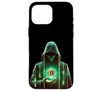 Custodia per iPhone 16 Pro Max Crypto Hooded Mage Digital Coin Energy