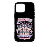 Custodia per iPhone 16 Pro Max Cucciolo di mitologia greca Kawaii Cerberus