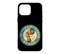 Custodia per iPhone 16 Pro Max CUP CHECK READY Gioco di abilità con coppa e pallina
