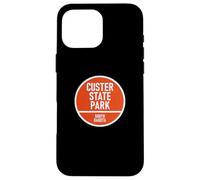 Custodia per iPhone 16 Pro Max Custer State Park South Dakota SD Nature Vacation Souvenir