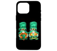 Custodia per iPhone 16 Pro Max Cute Shamrock And Horseshoe For St. Patricks Day Gnome Funny