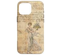 Custodia per iPhone 16 Pro Max Cute Vintage Wild Flower Motif Antique Fairycore Aesthetic