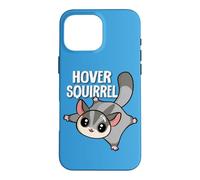 Custodia per iPhone 16 Pro Max Cute Womens Girls Kids Mom Hover Squirrel Sugar Glider Lover