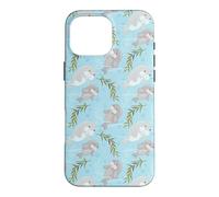 Custodia per iPhone 16 Pro Max Cute Womens Girls Kids Pattern Baby Manatee Lover