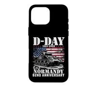 Custodia per iPhone 16 Pro Max D-day 2026 82nd Anniversary Normandy D-Day Omaha Beach 1944