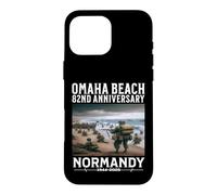Custodia per iPhone 16 Pro Max D-day 2026 82nd Anniversary Normandy D-Day Omaha Beach 1944
