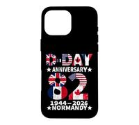 Custodia per iPhone 16 Pro Max D-day 2026 82nd Anniversary Normandy D-Day Omaha Beach 1944
