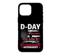 Custodia per iPhone 16 Pro Max D-day 2026 82nd Anniversary Normandy D-Day Omaha Beach 1944