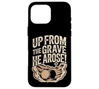 Custodia per iPhone 16 Pro Max Dalla tomba si alzò la tomba vuota della risurrezione cristiana