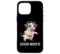 Custodia per iPhone 16 Pro Max Dancing Mow Music DJ Good Mooh Mood Design