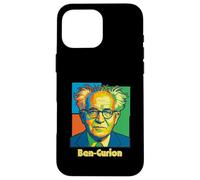 Custodia per iPhone 16 Pro Max David Ben Gurion Primo Primo Ministro di Israele Retro Cool