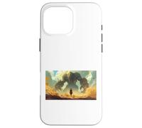 Custodia per iPhone 16 Pro Max David vs Golia: il giovane pastore affronta un guerriero gigante