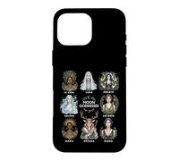Custodia per iPhone 16 Pro Max Dee della Luna Strega Pagana Divina Femminile Arte