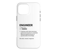 Custodia per iPhone 16 Pro Max Definizione Ingegnere Divertente Sarcastico STEM Nerd Scienza Matematica
