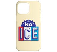 Custodia per iPhone 16 Pro Max Design grafico di protesta della parodia di Straight Up No ICE Drink Order