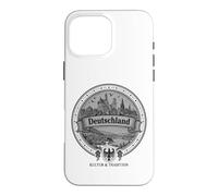 Custodia per iPhone 16 Pro Max Deutschland Kultur Tradizione Castello Tedesco Paesaggio Grafico