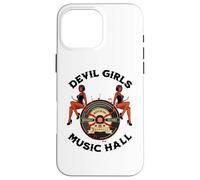 Custodia per iPhone 16 Pro Max Devil PinUp Girl 1950's Rock Roll Rockabilly Uomo Donna