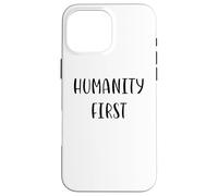 Custodia per iPhone 16 Pro Max Dichiarazione di giustizia sociale per il primo sostegno dell'umanità