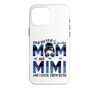 Custodia per iPhone 16 Pro Max Dio mi ha regalato tittles mamma e mimi nonna Festa della mamma