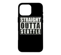 Custodia per iPhone 16 Pro Max Direttamente dalla città angosciata vintage di Seattle